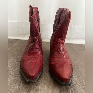 Red Dan Post Cowboy Boots